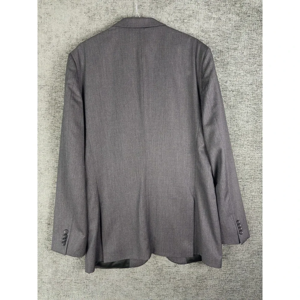 Banana Republic‎ Tailored Fit Blazer Mens 42L Gray 2 Button 100% Wool Business